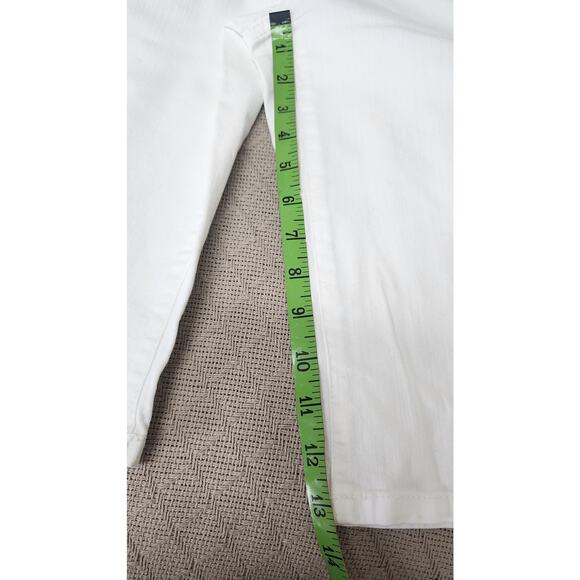 Gloria Venderbuilt White Denmin Vintage "Monroe" Bermuda Shorts Women's Size 4 - Picture 5 of 12